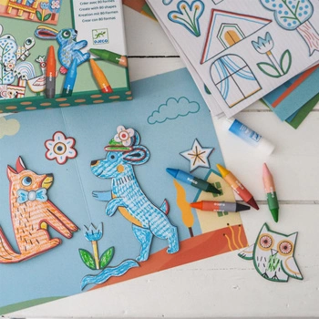 Zestaw KREATYWNY ŚWIAT ZWIERZĄT DJ08997