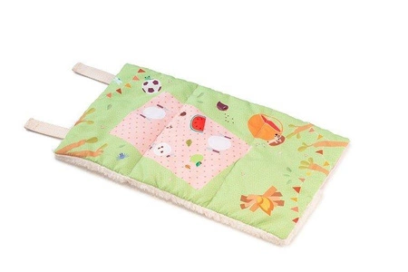 LILLIPUTIENS Mini - przytulanki rodzina lisków z rozkładaną matą Lisiczka Alice 2 lata+