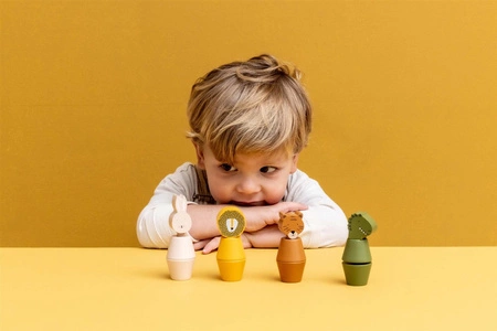 Drewniane zwierzątka skręcane figurki - Trixie Baby