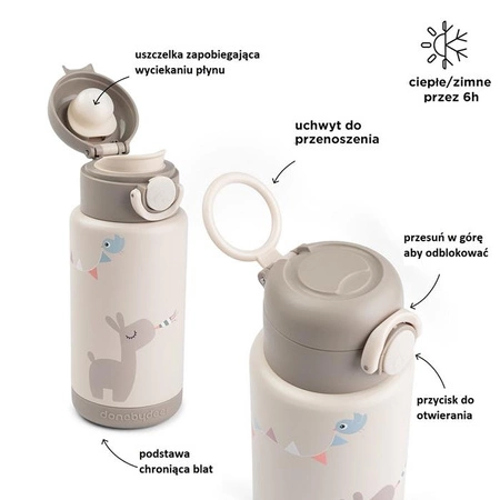 Done by Deer Butelka Termiczna 340ml Celebration Sand