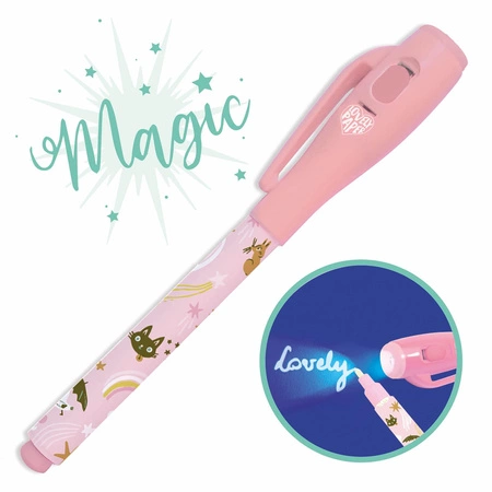 Djeco magiczny długopis latarka uv lucille