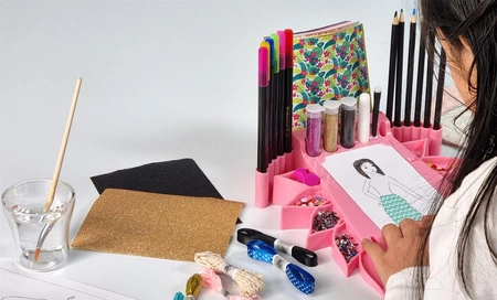 Buki projektantka mody studio zestaw do projektowania ubrań prezent 7+