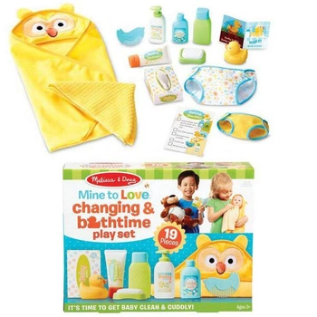 Mine to Love - zestaw do pielęgnacji i kąpieli lalek 41703-Melissa & Doug, akcesoria dla lalek