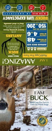 MADD CAPP, Puzzle konturowe I AM - Jeleń 300 elem.