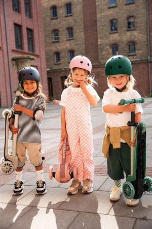 SCOOTANDRIDE Highwaykick 3S Hulajnoga z systemem sterowania 2w1 i kółkami LED składana 3+ Forest