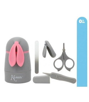 Zestaw do manicure, Królik, różowy, Kiokids