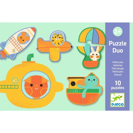 Puzzle duo POJAZDY DJ08270