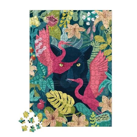 Puzzle artystyczne Mistyczna pantera 500 elementów 8+ Made in Poland, Janod