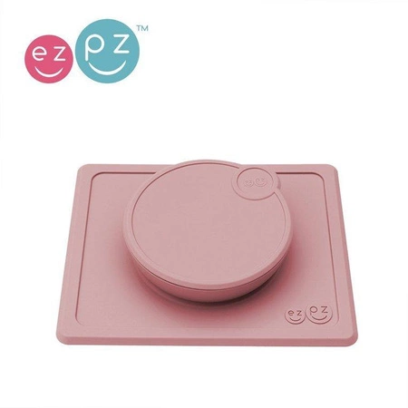 EZPZ Silikonowa pokrywka do miseczki Mini Bowl pastelowy róż