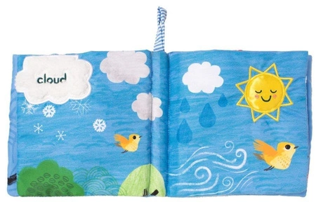 Książeczka interaktywna, Mały ptaszek, 216130-Manhattan Toy, zabawki dla niemowląt