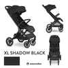 Easywalker Jackey XL Przestronny, samoskładający się wózek spacerowy z kołami XL Shadow Black