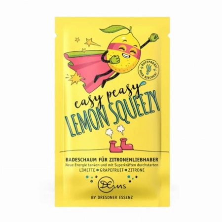 EASY PEASY LEMON SQUEEZY - PIANKA DO KĄPIELI DLA MIŁOŚNIKÓW CYTRYNY 60G - DRESDNER ESSENZ