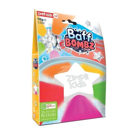 Gwiazdka do kąpieli zmieniająca kolor wody Baff Bombz 3+, Zimpli Kids