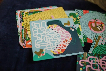 Auzou Kreślenie po śladach - Labirynty w dżungli 80216