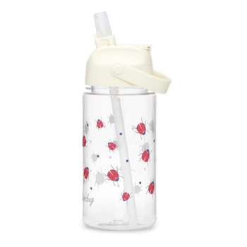 Butelka do picia Tritan LADYBUG 500 ml ze słomką