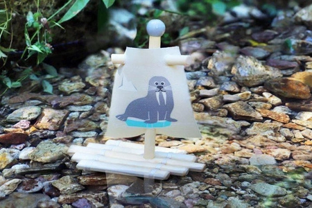 Drewniana tratwa Mors 11660-Small Foot, zabawki do kąpieli