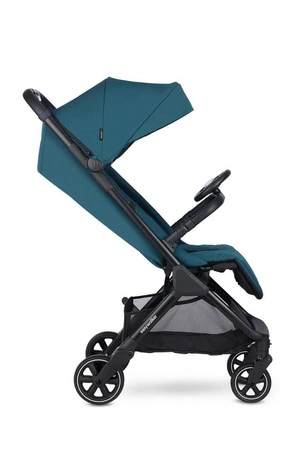 Easywalker Jackey Kompaktowy, samoskładający się wózek spacerowy z torbą transportową Teal Green
