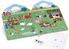 Książeczka Farma z naklejkami wielokrotnego użytku 19408-Melissa & Doug, naklejki