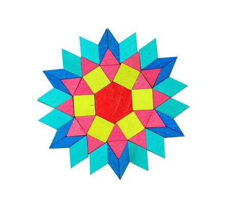 Układanka mozaika w wiaderku