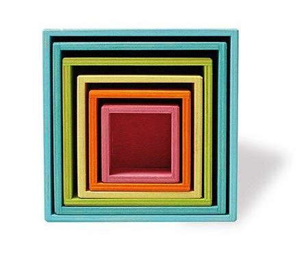 Pudełka, 6 szt., pastelowe, 0+, Grimm's