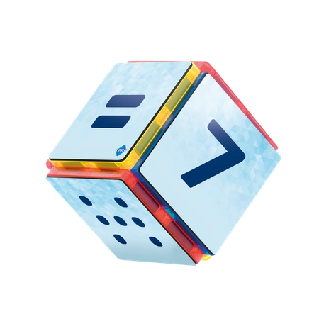 COBLO, nakładki na klocki - Cyfry 60 szt