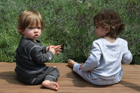 Juddlies Dres Niemowlęcy 2 el. Breathe EZE Grey 6-12M