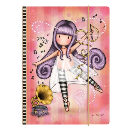 Teczka Zamykana na Gumkę - Gorjuss - Melodies - Little Dancer