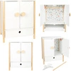 Drewniana szafa dla lalek Little Button 11812-Small Foot, meble dla lalek