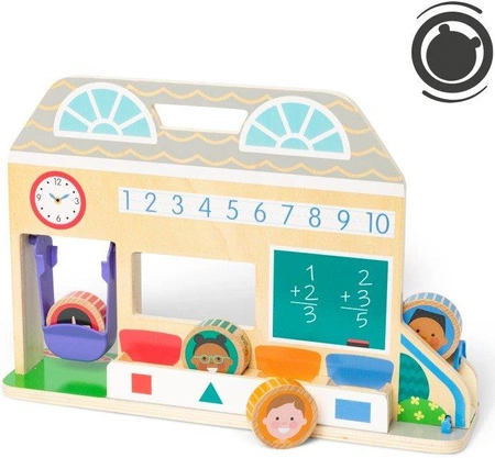 Domek kulodrom zestaw do zabawy w szkołę GO Tots 30739-MD Melissa & Doug