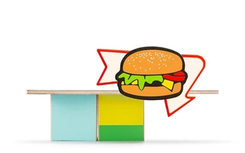 Candylab Zestaw Budka Z Burgerami Burger Food Shack