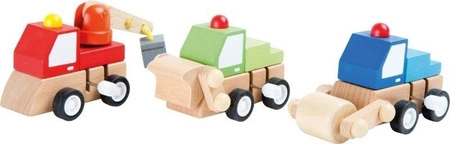 Drewniany pojazd budowlany Small Foot