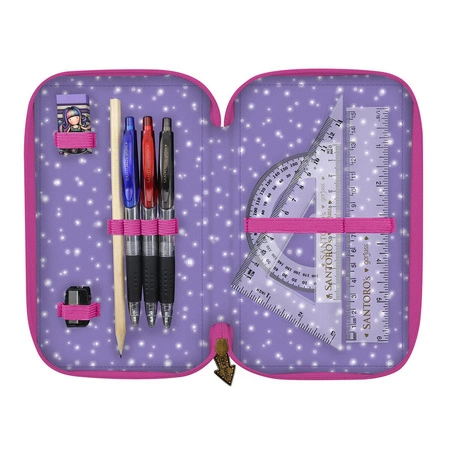 Potrójny Piórnik z Wyposażeniem - Gorjuss - Fairground - Up and Away