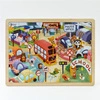 CLASSIC WORLD Drewniane Puzzle Miasto Zwierząt 48 el.