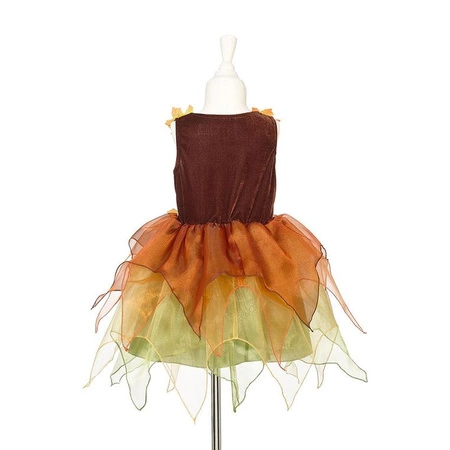 Souza! Kostium sukienka tiulowa z kwiatami i kapelusz czarownica Sabrina 3-4 lata