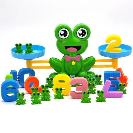 WOOPIE Waga Równoważna Szalkowa Nauka Liczenia Żaba