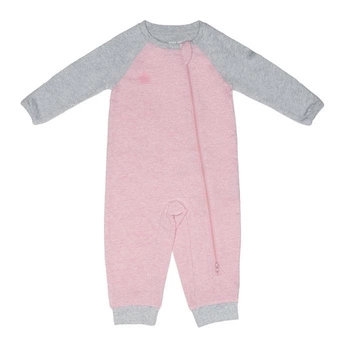 Juddlies Organic Raglan Pajacyk Pink M