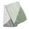 LEANDER - ręcznik z kapturem, Woodland, Sage green