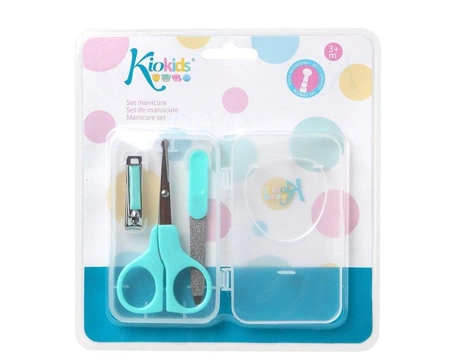 Zestaw do manicure, turkusowy, Kiokids