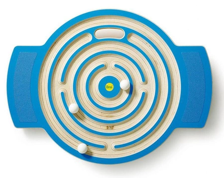 Drewniana deska do balansowania z labiryntem Erzi 46372 podest sensoryczny