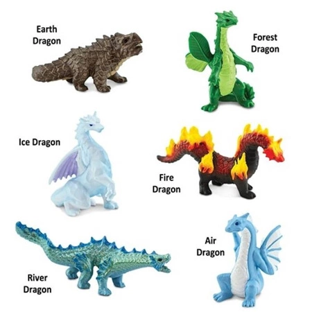 Safari Ltd. Zestaw Figurek - Smoki Żywioły