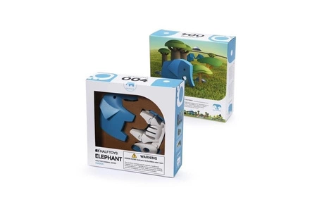 Halftoys Magnetyczny Składany Słoń z Makietą