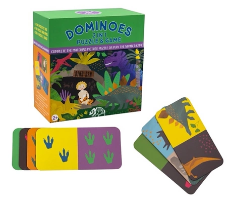 Dinozaury gra domino 2 w 1