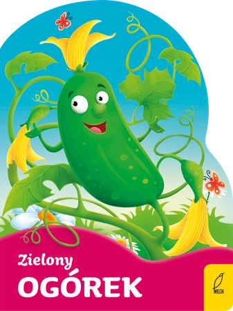 Zielony ogórek wykrojnik