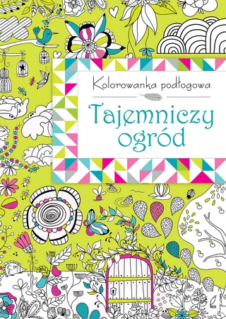 Tajemniczy ogród kolorowanka podłogowa