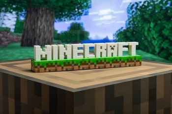 Lampka Minecraft Logo (wym: 8,5 x 41,7 cm)