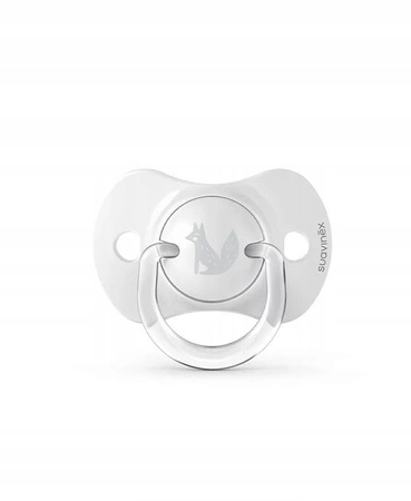 Smoczek fizjologiczny szary fox 0-6 Suavinex