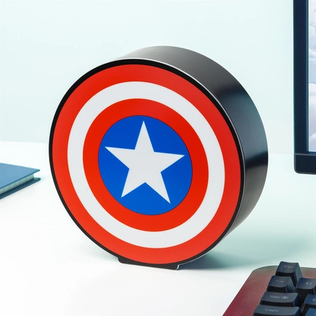 Lampka Marvel kapitan Ameryka - tarcza (średnica: 16 cm)