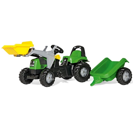 RollyKid Deutz-Fahr Traktor Rolly Toys z przyczepką