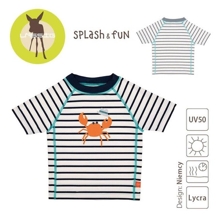 Lassig Koszulka T-shirt do pływania Sailor navy UV 50+