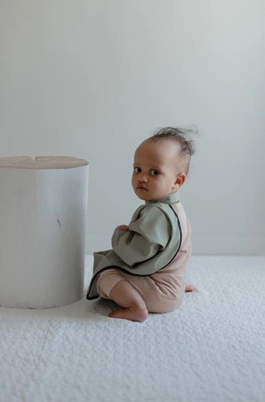 Baby Livia Śliniak z rękawkami Eucaliptus Kogut 304-12